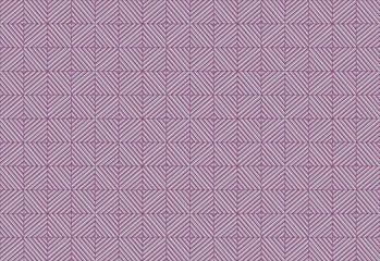 panno square set diagonal lines pink purple lilac and white volume effect gridient pattern illusion rhombus