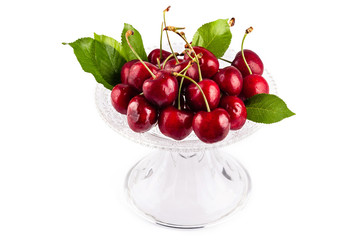 Fototapeta na wymiar Sweet cherry fruits