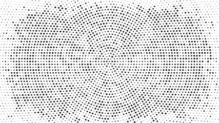 Halftone dotted background. Halftone effect vector pattern. Circle dots isolated on the white background.