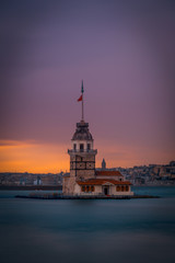 Fototapeta premium Maiden Tower is most beautiful architecture in Istanbul