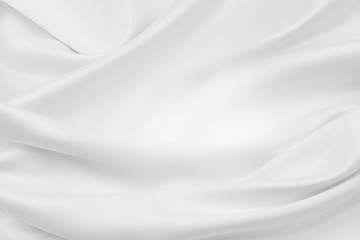 Obraz premium White silk fabric