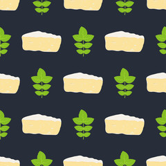 pattern with camembert
