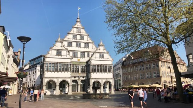 Paderborn, Rathaus und Marienkirche