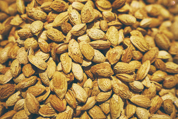 Almond pattern textured background.