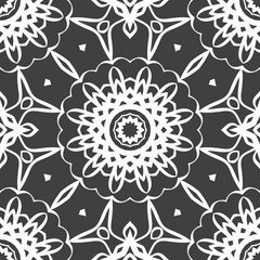 Abstract Vector seamless pattern with abstract geometric style. Repeating sample figure and line. For interiors design, wallpaper, textile industry