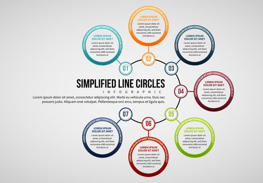 7 Step Circle Infographic