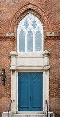 Fototapeta na wymiar Church front door