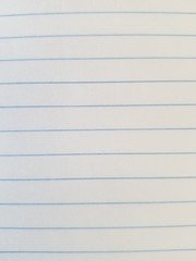 blue lines on pale yellow paper