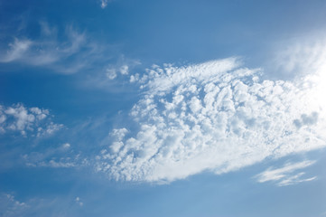 blue sky background with white clouds