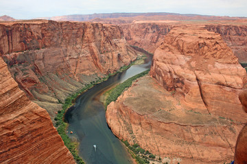 Left side of Horse Shoe Bend, Arizona