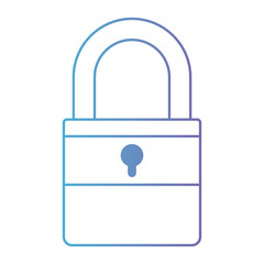 isometric padlock isolated icon vector illustration design