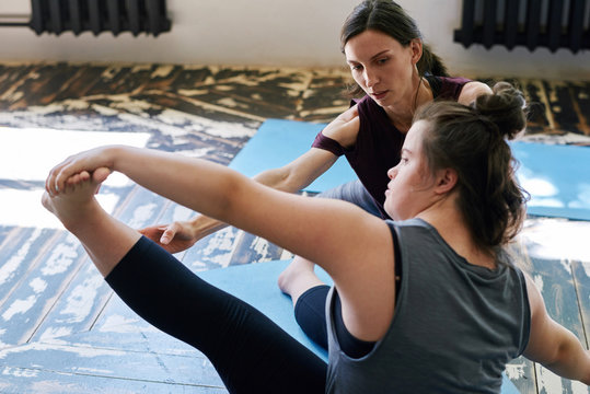 Yoga therapy for mentally disabled