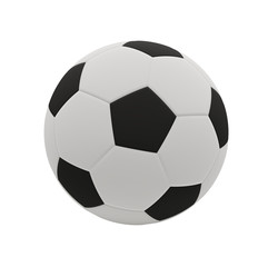 soccer ball 3d rendering