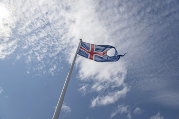 Iceland Flag - Blue Sky