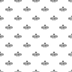 Jewelry watch pattern vector seamless repeat for any web design