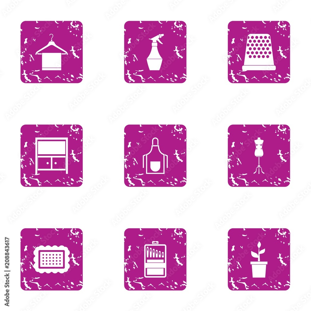 Poster speakeasy icons set. grunge set of 9 speakeasy vector icons for web isolated on white background