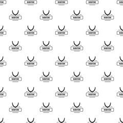 Jewelry bijouterie pattern vector seamless repeat for any web design