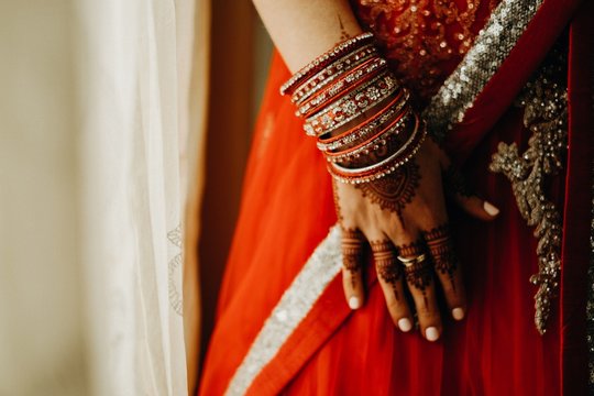 Bride at an Indian Wedding