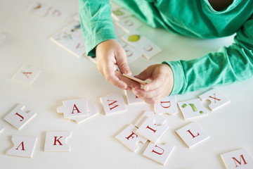 Alphabet puzzle