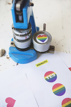 Concept for Marriage equality plebiscite vote in Australia