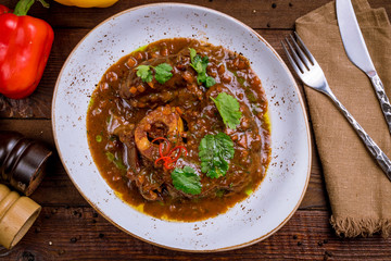 Osso Buko on plate