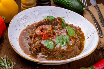 Osso Buko on plate