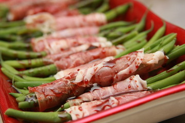 Baco wrapped Asparagus