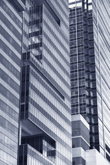 Fototapeta premium Exterior of modern office buidling