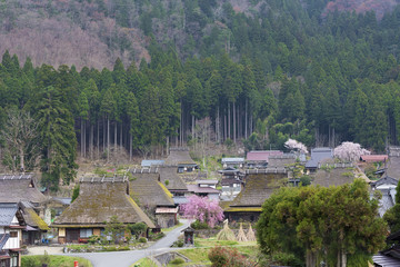 Rural landscape of Historical village Miyama in Kyoto, Japan