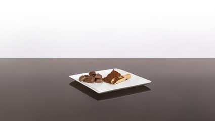 Chocolate with cocoa