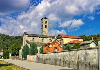 Fototapeta na wymiar Armeno Kirche im Piemont - the Armeno church, Piedmont
