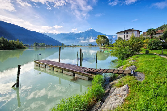 Dascio am Comer See in Italien - Dascio Lake Como, Lombardy