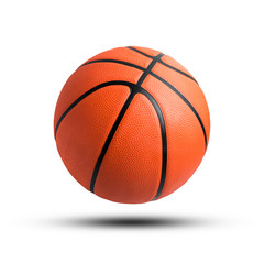 Fototapeta premium Basketball ball isolated on white background.
