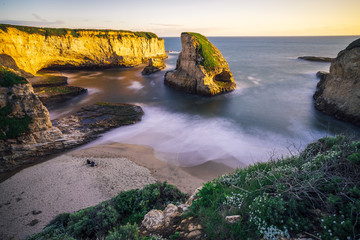 Shark Fin Cove in Davenport, CA