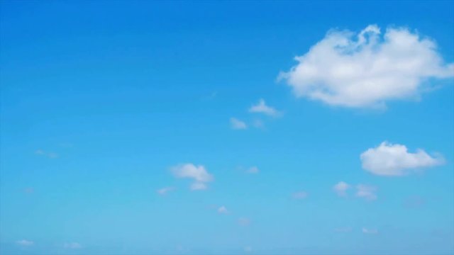 summer blue sky time lapse