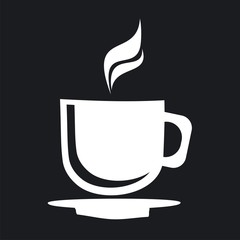 Vector illustration of a icon restaurant - cup	