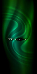 Neon glowing wave, magic energy and light motion background