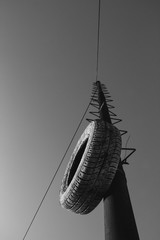 Telephone pole - Black and White