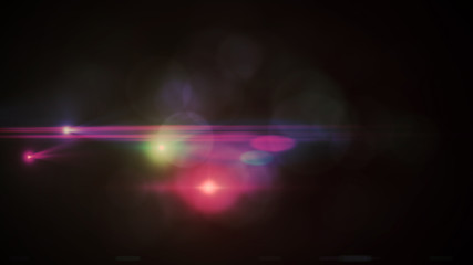 Real Lens Flare Shot in Studio over Black Background. Easy to add as Overlay or Screen Filter Photos