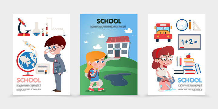Flat Education Posters