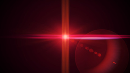 Real Lens Flare Shot in Studio over Black Background. Easy to add as Overlay or Screen Filter Photos