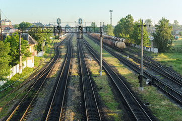 Obraz na płótnie Canvas Railway tracks.