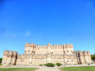 Fototapeta premium Castillo de Coca, pueblo de Segovia (Castilla y León, España)