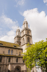 Zürich, Grossmünster, Münster, Zwingliplatz, Altstadt, Stadt, Altstadthäuser, Niederdorf, Stadtrundgang, Limmat, Limmatquai, Sommer, Schweiz