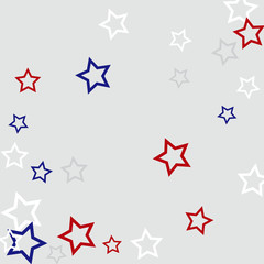 Colorful Stars Confetti, Mystery Sparkling Vector Background. Trendy Glowing Magic Glitter, Lights. Festive Falling Colorful Stars Confetti for Ads, Posters. 