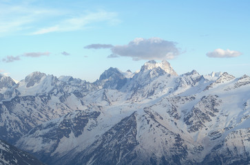 Mountain landscape of the North Caucasus