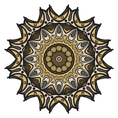 Vector mandala, Floral mandala. Oriental mandala. Vintage decorative elements. Vector illustration. It is super vector illustration.