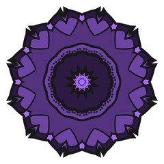 Vector mandala, Floral mandala. Oriental mandala. Vintage decorative elements. Vector illustration. It is super vector illustration.