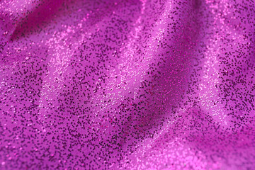 Obraz na płótnie Canvas Texture of purple fabric, closeup