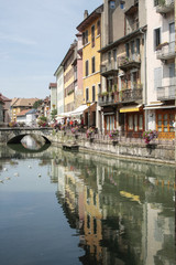Fototapeta na wymiar Old town of Annecy in France